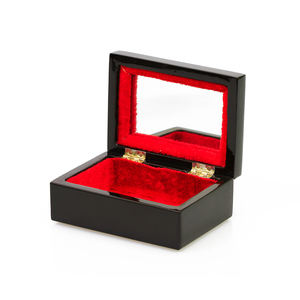 Venta caliente 2020 Caja de joyería de laca de madera Caja de madera para cantar en línea barata con embalaje de cartón - Product Image 2