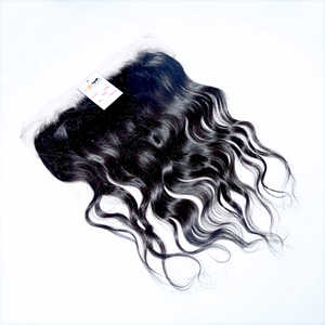 Precio de fábrica al por mayor transparente Suiza frontal de encaje virgen pelo 13 4x13x5 hd transparente de grado superior de encaje suizo frontal - Product Image 1