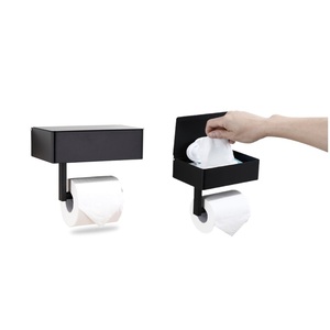 Porte-mouchoirs en métal simple de haute qualité noir fait à la main porte-serviettes classique indien élégant porte-mouchoirs de luxe - Product Image 5