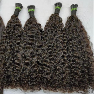 Extension de cheveux humains bruts Remy à donneur unique Vague naturelle indienne Aucune perte Aucun enchevêtrement I-Tips Machine collée à la kératine de qualité 12A - Product Image 1