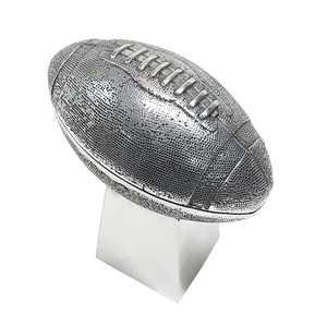Urn en aluminium moulé, sculptures personnalisés, collection, accessoire pour collectionneurs de Football américain, livraison indienne - Product Image 1
