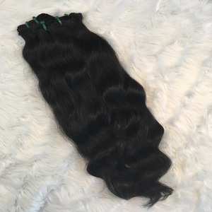 Best Quality Virgin Remy Indian Hair Weaving <b>Extensions</b> 100 Grams for All Colors - Product Image 1
