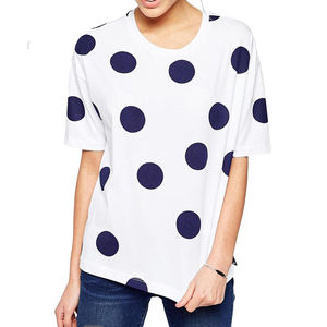 Camisetas de manga corta con lentejuelas de encaje para mujer, informales, de talla grande, personalizadas, con impresión personalizada completa, fabricante de Bangladesh - Product Image 4