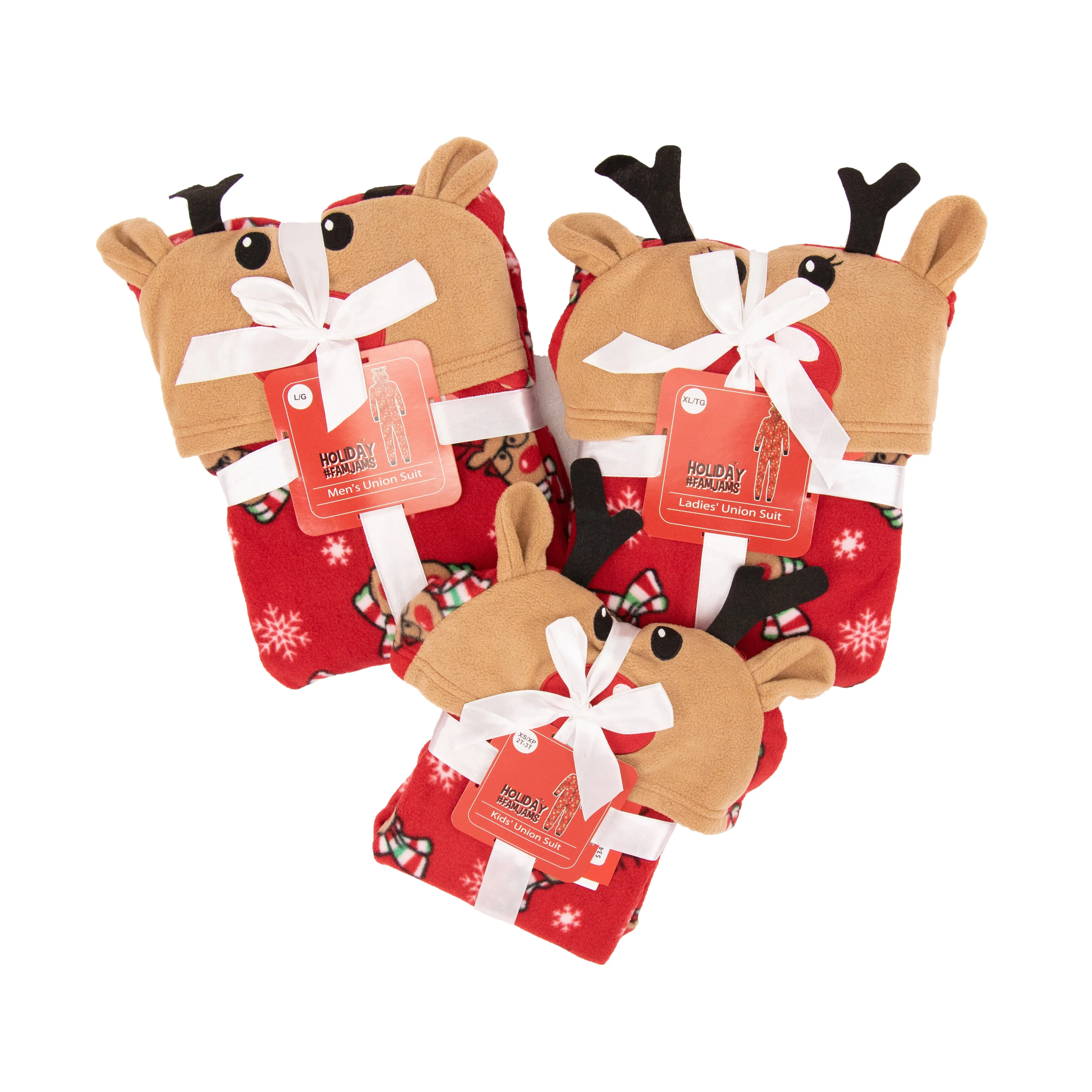 2 Piece OEM Reindeer Christmas PJ Set T Shirt Pants Children Kids Clothing Mommy And Me Family Matching Pajamas