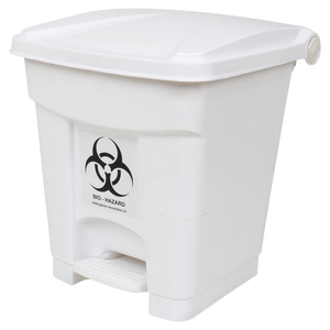 Blue Rectangular Plastic Bio-Hazard Waste Bin with Foot Pedal for Medical use - Product Image 5