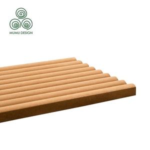 MUMU Line TV Wall Stand Texture ondulato scanalato stile moderno griglia produttore pannello <span class=keywords><strong>MDF</strong></span> laccato - Product Image 3