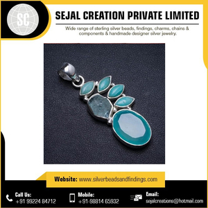Vente directe de l'usine 925 Sterling Silver Gemstone Pendant Charms - Product Image 4