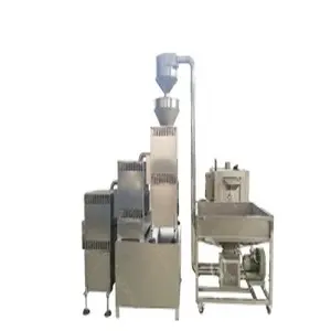 200kg/h Hummus Production Line Full Chickpeas Paste Cleaning Roasting Grinding Machine