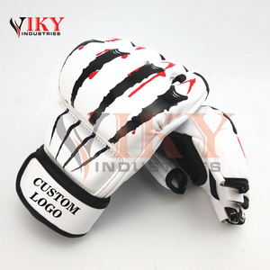 Guantes de MMA de Piel Sintética Personalizados de Alta Calidad, Fabricados por Proveedor de Primera Clase, con Servicio OEM y Medios Dedos - Product Image 4