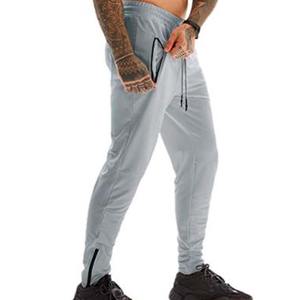 Pantalones de sudor para hombre, ropa deportiva personalizada, cintura elástica, ajustados, de algodón, licra, para gimnasio - Product Image 1