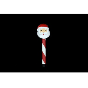 14.5 Inch 2700K Soft Warm White <b>Light</b> Outdoor Happy Home Decoration Christmas <b>Santa</b> Vacation <b>Solar</b> Stake Garden <b>Lights</b> - Product Image 2