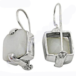 Antique Gemstone <b>silver</b> Earrings jewelry, 925 Sterling <b>Silver</b> Jewelry - Product Image 2