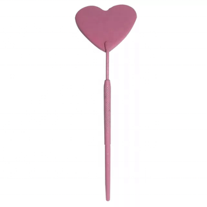 Accesorio de pestañas de acero inoxidable en forma de corazón Rosa personalizado más vendido espejo cosmético extensión de pestañas herramienta de maquillaje - Product Image 4