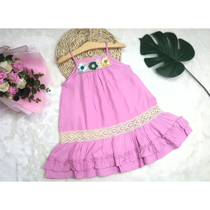 Robe de fête pour enfants, en coton, vêtement à la mode, été automne, nouvelle collection - Product Image 5