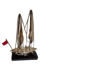 ของสะสมเรือเดินสมุทร โมเดลเรือทหารเรือเยอรมัน ทำจากไม้ ของสะสมรุ่นใหม่ - Product Image 1