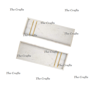 Bandeja de servicio de mármol blanco con forma hexagonal para fiesta de boda, evento, bandeja de desayuno decorativa a precios de mayorista - Product Image 4