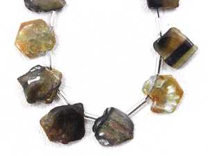 10 pièces polies Multi Tourmaline pierres précieuses en vrac belle pierre naturelle brute pour la fabrication de bijoux en gros - Product Image 2