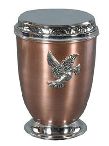 Urna funeraria de mármol marrón para cenizas - Product Image 4