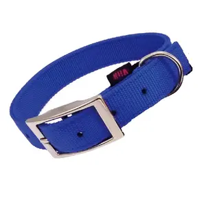 Soft Pet Product Double Layer Metal Buckle Dog Collar