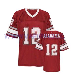 Conjunto de camiseta de fútbol americano para hombres, mujeres y niños, uniforme de sarga transpirable, diseño sublimado personalizable para jugadores de todas las edades - Product Image 1