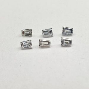 เพชรทดลองหลวม0.40ถึง0.49กะรัต G H I สีขาวหลวมสังเคราะห์ SI ความบริสุทธิ์ขัดแฟนซีตัดรูปทรงเรียวเพชร - Product Image 2