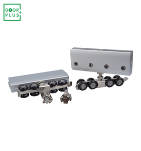 Doorplus nhiệm vụ nặng nề Nhôm kính cửa trượt hệ thống hiện đại không khung di chuyển phân vùng tường vít bàn giao bánh xe - Product Image 5