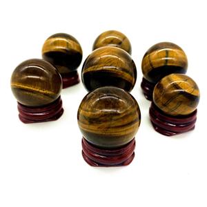 Esfera de ojo de tigre de alta calidad, bolas de piedras preciosas curativas naturales pulidas en estilos de hadas Feng Shui para decoración del hogar, venta al por mayor - Product Image 2