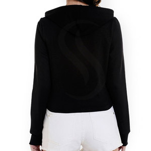High quality Custom two piece set women clothing 100% cotton oversized long sleeve hoodie womens hoodie - Product Image 4