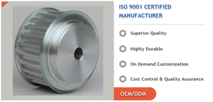 Indian Supplier of Excellent Quality Durable Aluminium Material Industrial Timing <b>Pulley</b> Buy At Lowest Price - Product Image 2