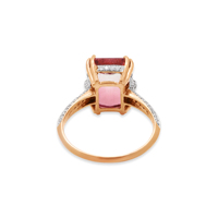 Bague de mariage classique en or rose 18 carats pour femme avec diamant serti à griffes, certifiée IGI, fine alliance, idéale pour les fêtes, cadeau, vente en gros