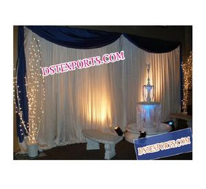 ม่านฉากหลังสำหรับงานแต่งงานสไตล์เอเชีย,ม่านสำหรับเวทีจัดงานแต่งงานแบบอินเดีย - Product Image 1