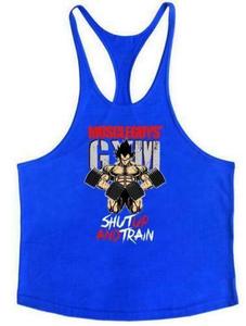 Men Bodybuilding Tank Top Muscle T-Shirt Gym Fitness <b>Stringer</b> Super Man Shirts with Custom Printing on Cheap Prices From Factory - Product Image 6