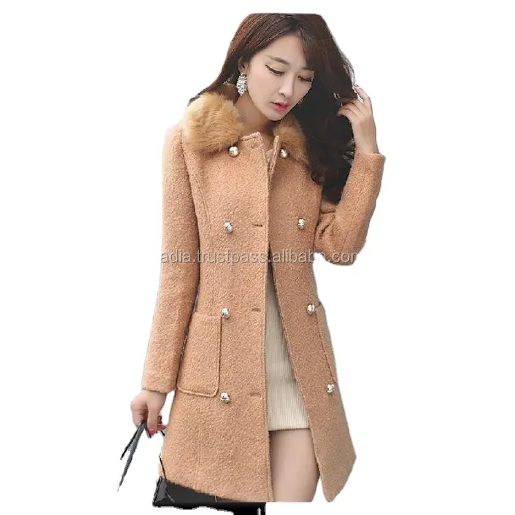 woolen coat/ Ladies winter coat