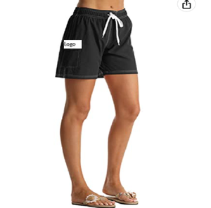 Pantalones cortos de secado rápido para mujer, Shorts deportivos con cordón para verano, con bolsillo, gran oferta - Product Image 2