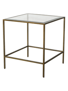 Mesa auxiliar dorada y de cristal para uso en oficina, hogar, cocina, sala de estar, dormitorio, mesa de centro, restaurante, Hotel, evento de boda, hecho en India - Product Image 3