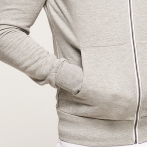 เสื้อฮู้ดเข้ารูปใส่ได้ตามต้องการสำหรับผู้ชายเสื้อวอร์มแบบมีซิปเนื้อผ้าคอตตอนแบบปักสำหรับฤดูหนาวกำหนดเอง100% - Product Image 3