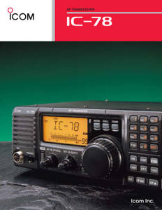 Émetteur-récepteur HF IC-78 - Product Image 3
