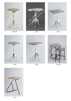 Ensemble de tables basses au design moderne en aluminium, fabriqué à la main en Inde (Moradabad), pour la décoration de la maison, des hôtels, des occasions de Diwali, des occasions de sympathie, amovible
