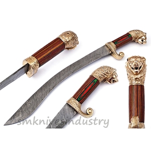 Espada de batalla hecha a mano, hermosa, 36 pulgadas, lista con funda (Smk1949) - Product Image 4