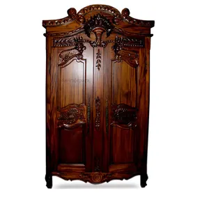 French Antique Reproduction Furniture Wedding Armoire Mahogany - Antique reproduction Furniture Indonesia