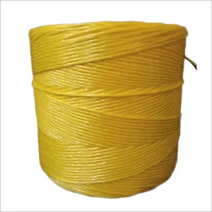India fábrica PE/PP/poliéster/Nailon/plástico polipropileno trenzado/empacadora/hilo/línea de embalaje/hilo de red de pesca (210D/380D) cuerdas de hilo de agricultura estándar de la UE