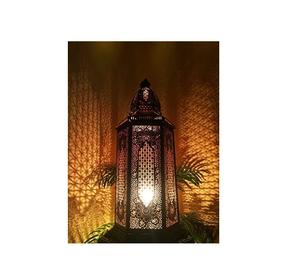 Nouvelle lanterne en métal gravé marocaine de meilleure qualité faite à la main pour la décoration intérieure et extérieure de la maison pour Noël - Product Image 3