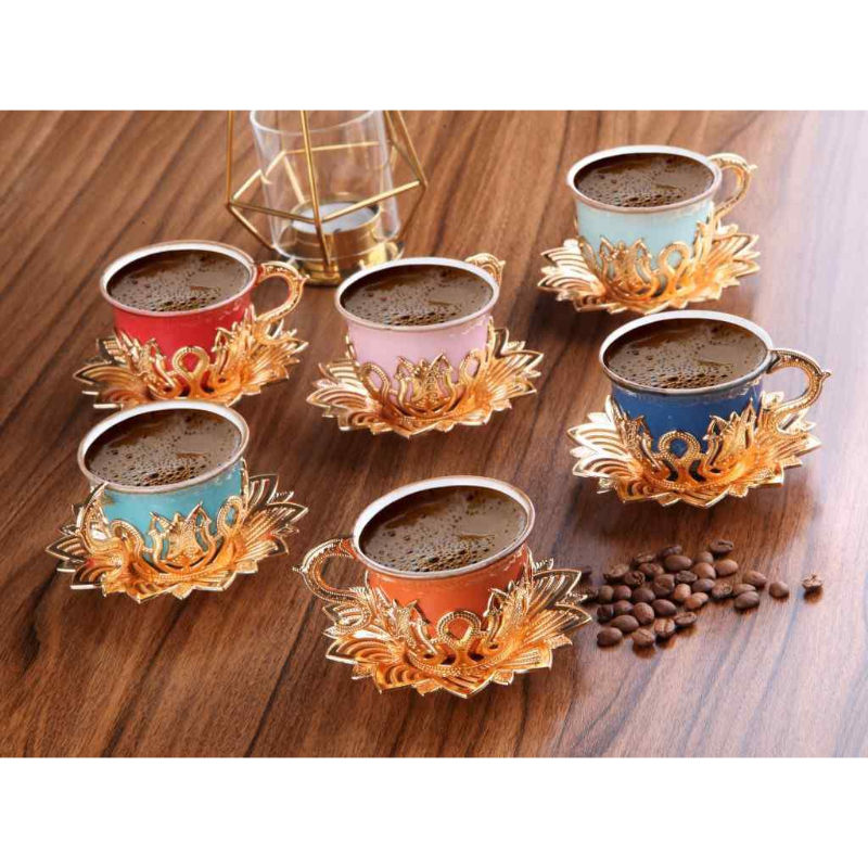 Oro con seramic multicolor