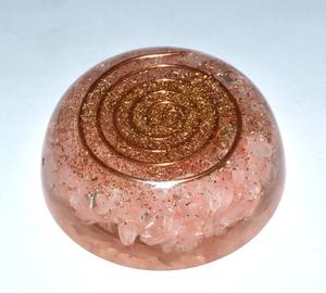 Dôme Rose Orgone pour la Protection des Emf, 1 pièce - Product Image 1
