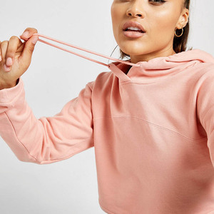 Les meilleures ventes de sweats à capuche courts pour femmes avec panneau de travail dans des couleurs contrastantes, vêtements d'hiver - Product Image 5