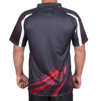 Herren Sportbekleidung Golf-Shirt Polyester Mikrofaser Jersey Bedruckt Schnelltrocknend OEM Logo Werbeartikel Einfarbig Kurzarm Knopfleiste Vorne