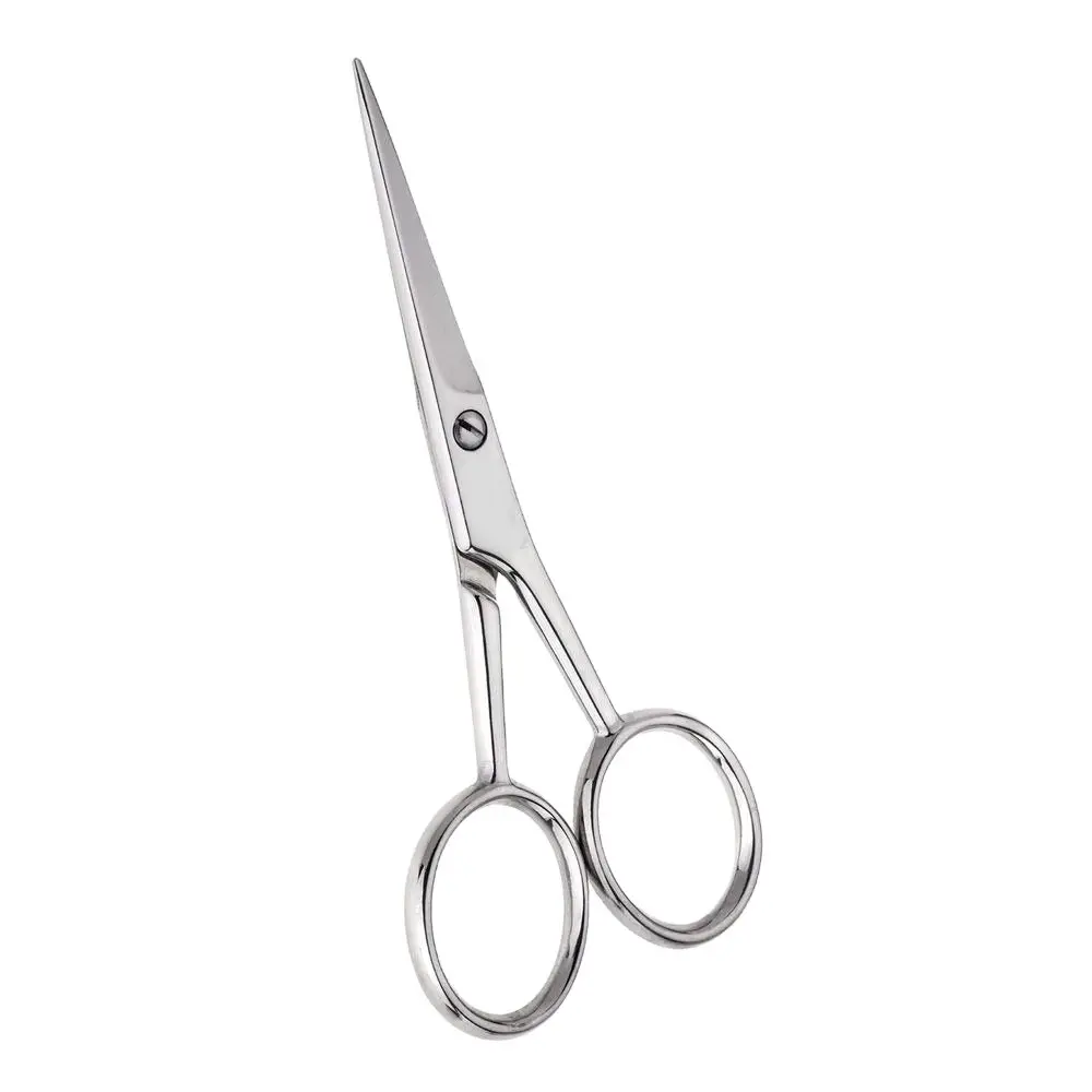 Hair Cutting Scissors Moustache are a must have tool for the male the large finger loops provides added control during groo