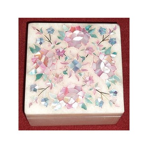 ผู้ผลิตคุณภาพดีที่สุด กล่องหินอ่อนสีชมพูทรงสี่เหลี่ยมหรูหรา - Product Image 1