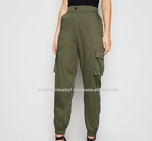 Pantalon cargo personnalisé pour femme, coupe ample, style streetwear, pantalon utilitaire décontracté, pantalon de jogging tendance - Product Image 2