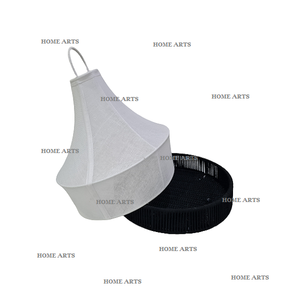 Plateau de service de fruits secs en jute avec couvercle de vêtements plateau de dessert de collations de forme ronde fait à la main pour accessoires d'hôtel - Product Image 6